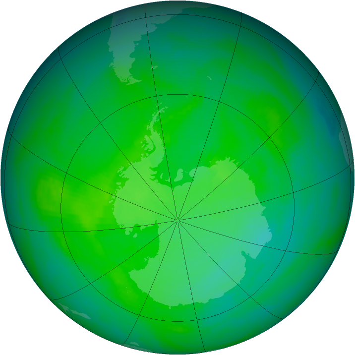 Ozone Map 1983-11-29